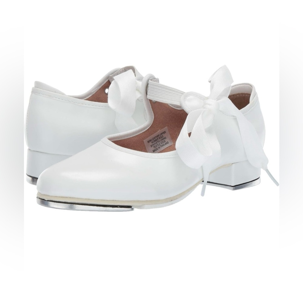 Bloch Girls "Annie Tyette" Synthetic Leather Tap Shoes - 6